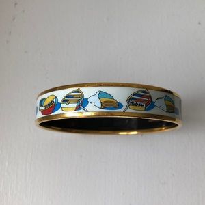Vintage Hermès nautical enamel bracelet